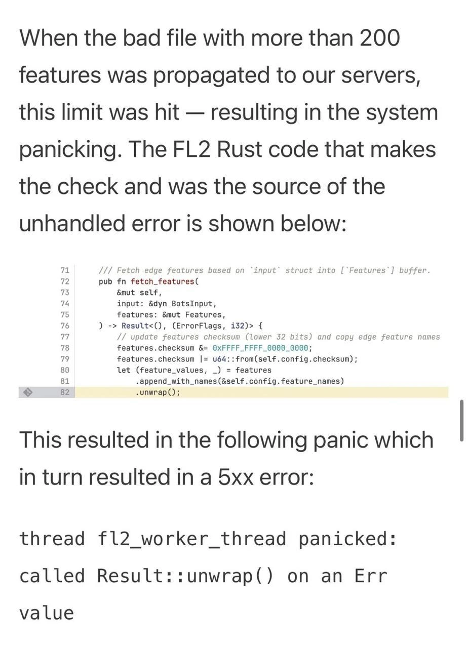 Cloudflare's Rust Panic: When .unwrap() Takes Down Half the Internet