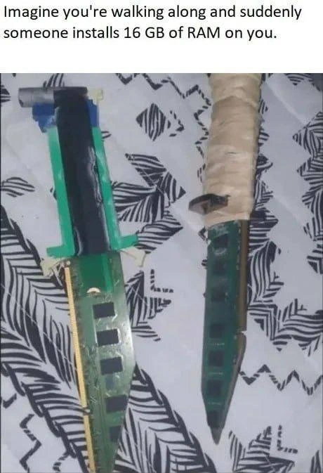 Physical RAM Installation Takes on a Whole New Meaning