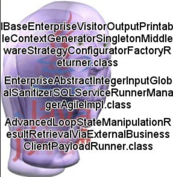 Enterprise Java Naming Conventions Be Like