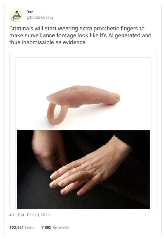 Adversarial Fingers for Surveillance Footage