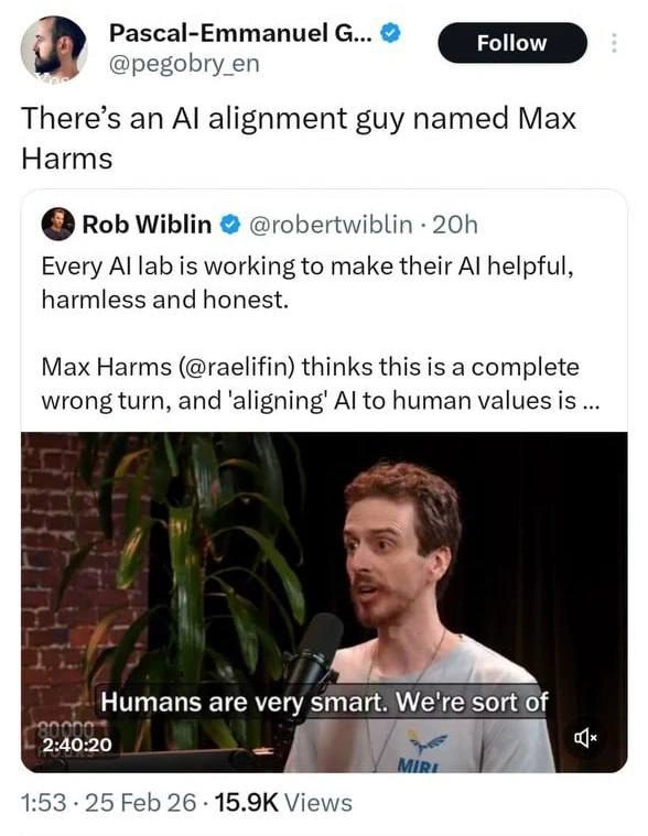 AI Alignment Researcher Named Max Harms: Nominative Determinism Strikes