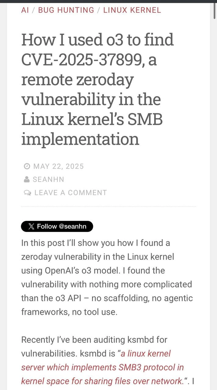 LLM casually drops Linux kernel zeroday, sends security teams scrambling