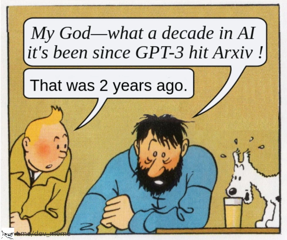 AI years feel like dog years since GPT-3 landed on arXiv