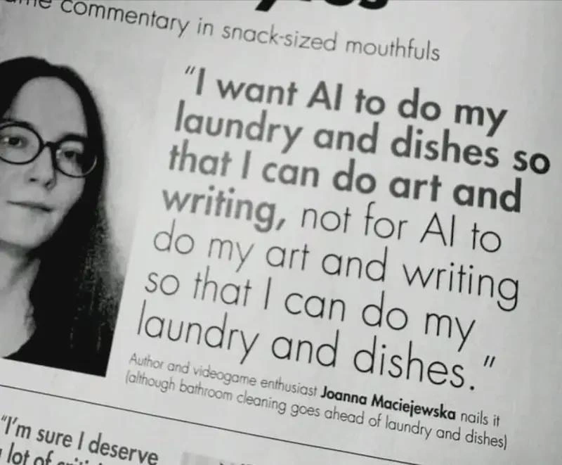 The AI Automation Paradox: Creative Work vs. House Chores