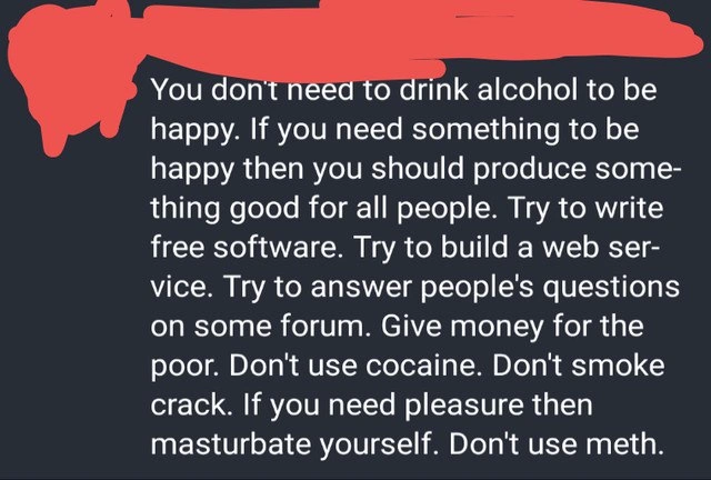 Meme proposes open-source coding as a healthier buzz than hard drugs
