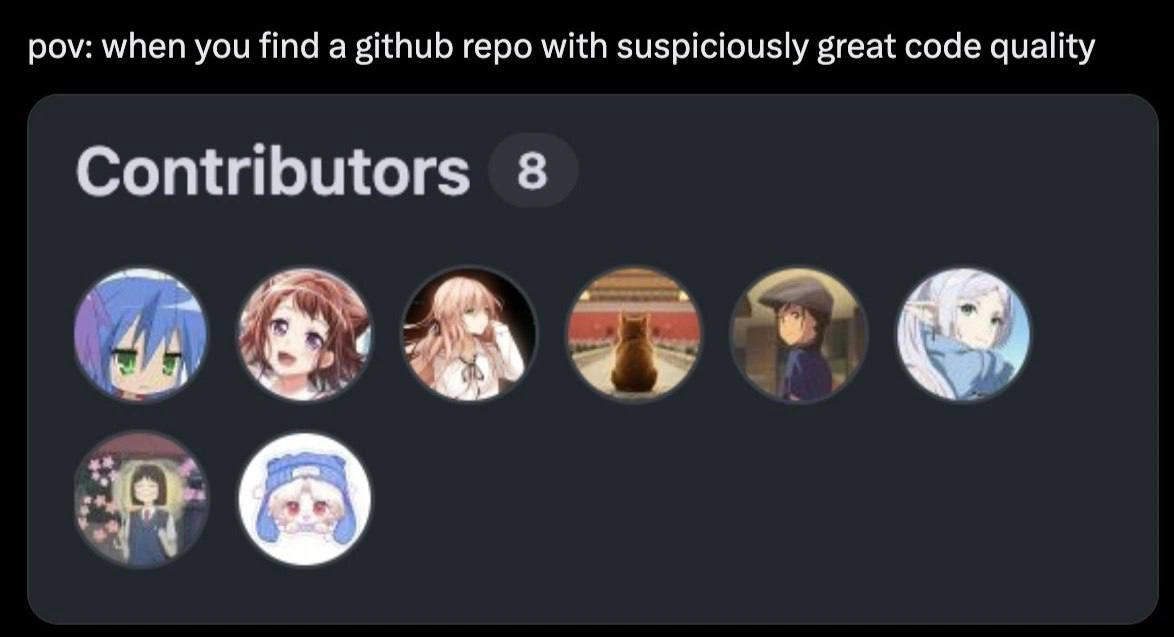 Anime PFPs, Suspiciously Great GitHub Code