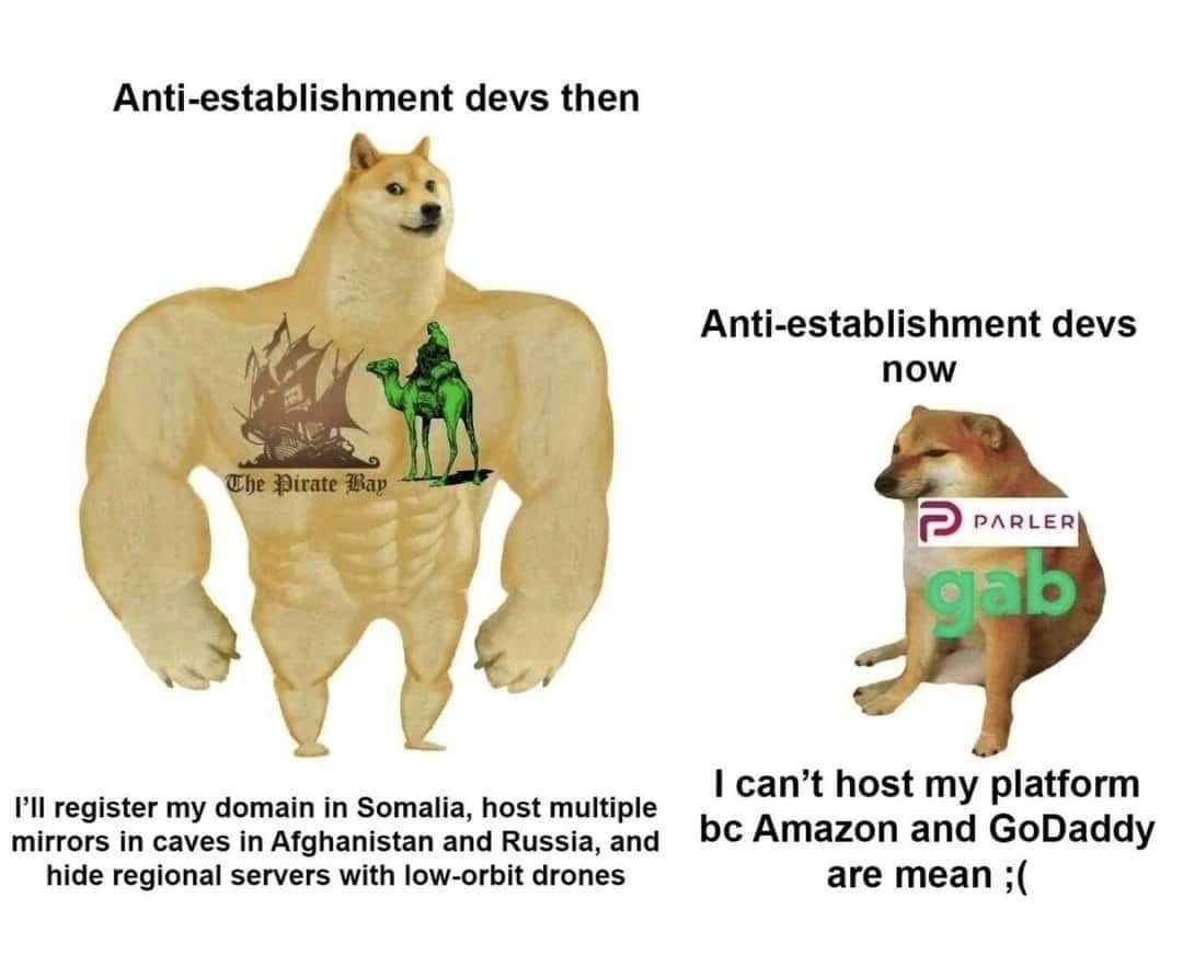Anti-Establishment Devs: Then vs. Now