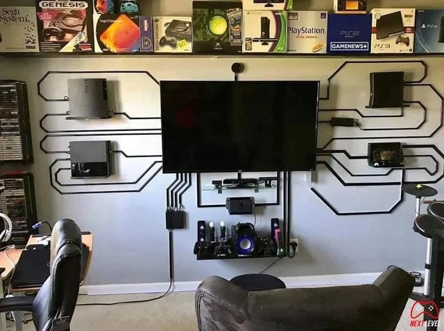 When a hardware engineer designs their entertainment center