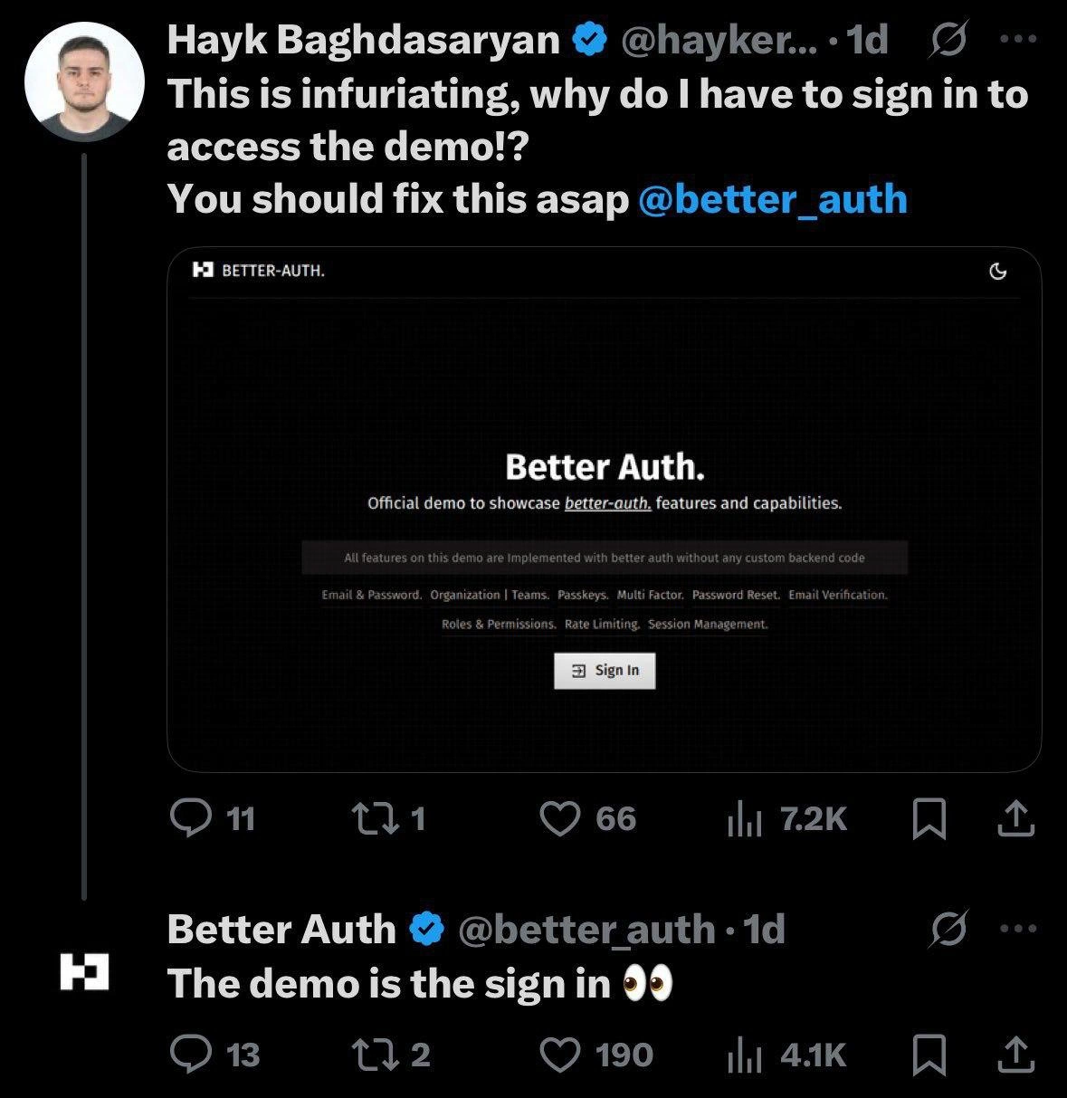 Witty Auth Company Clarifies that the Sign-In Process Is the Demo