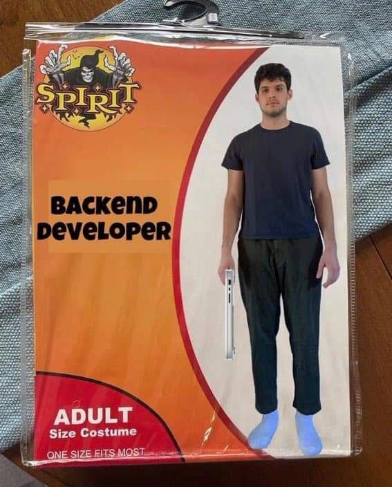 Backend Developer Costume Kit