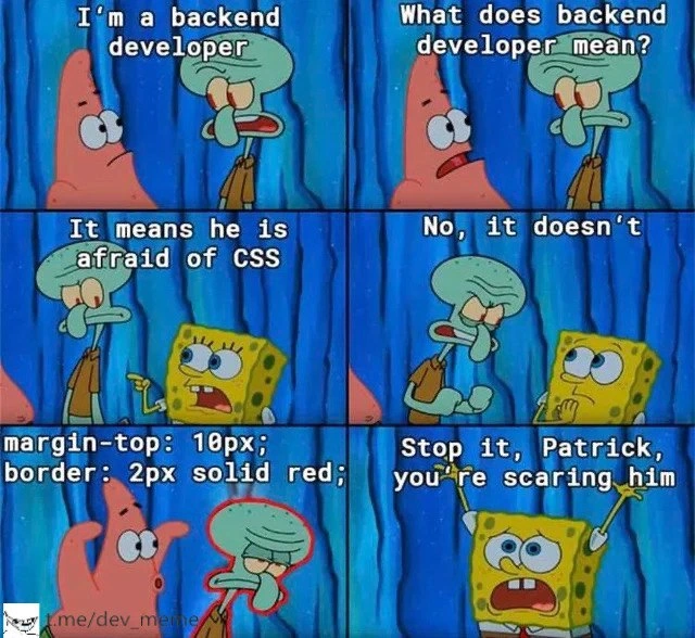 A Backend Developer's Greatest Fear: CSS