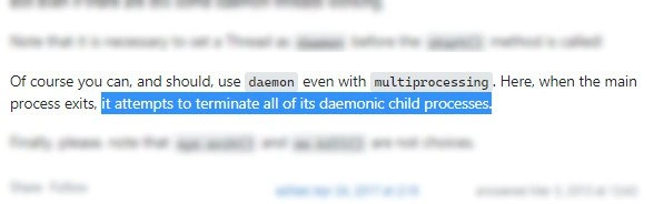 Best Effort Daemonic Child Cleanup