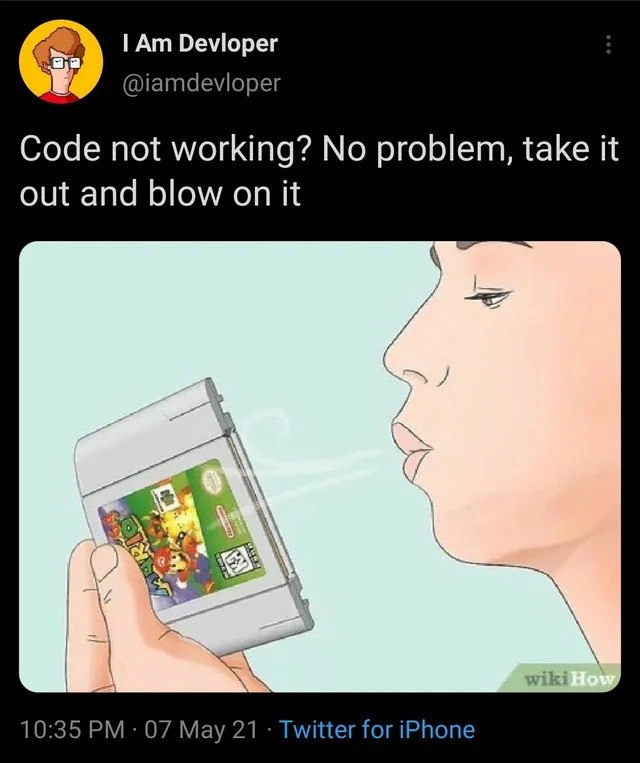 Blow On The Broken Code