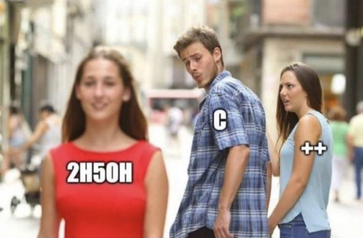 C Programmer's Distraction: Alcohol vs. C++