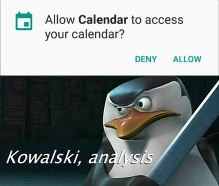 A Permission Request Requiring Deep Analysis