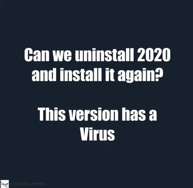 2020: The Buggy Release We All Want to Reinstall