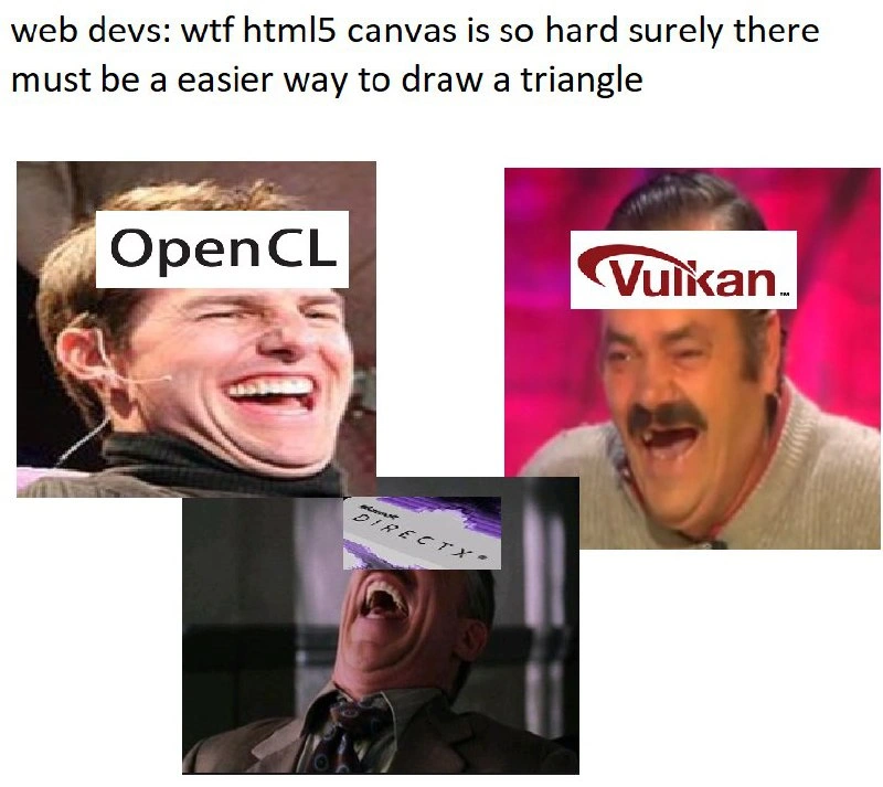 Low-Level Graphics APIs Laugh at Web Dev 'Hardships'