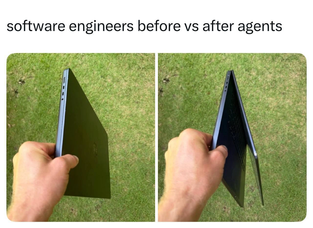 Carrying the Laptop Open: Software Engineers Before vs After Agents