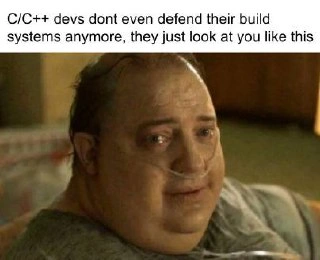 C/C++ Devs No Longer Defend Their Build Systems, Just This Look