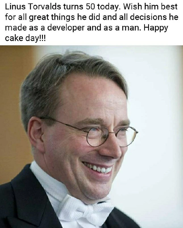 A Tribute to Linus Torvalds on his 50th Birthday