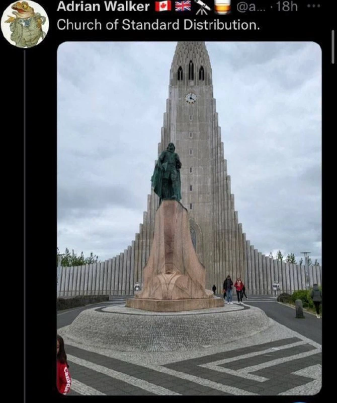 When statisticians finally find a cathedral worthy of the bell curve