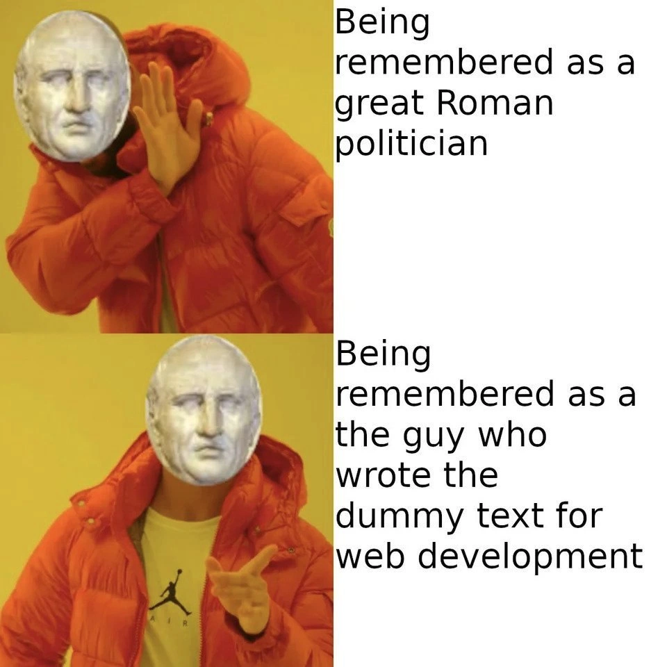 Cicero's Unplanned Legacy: From Roman Statesman to Placeholder Text