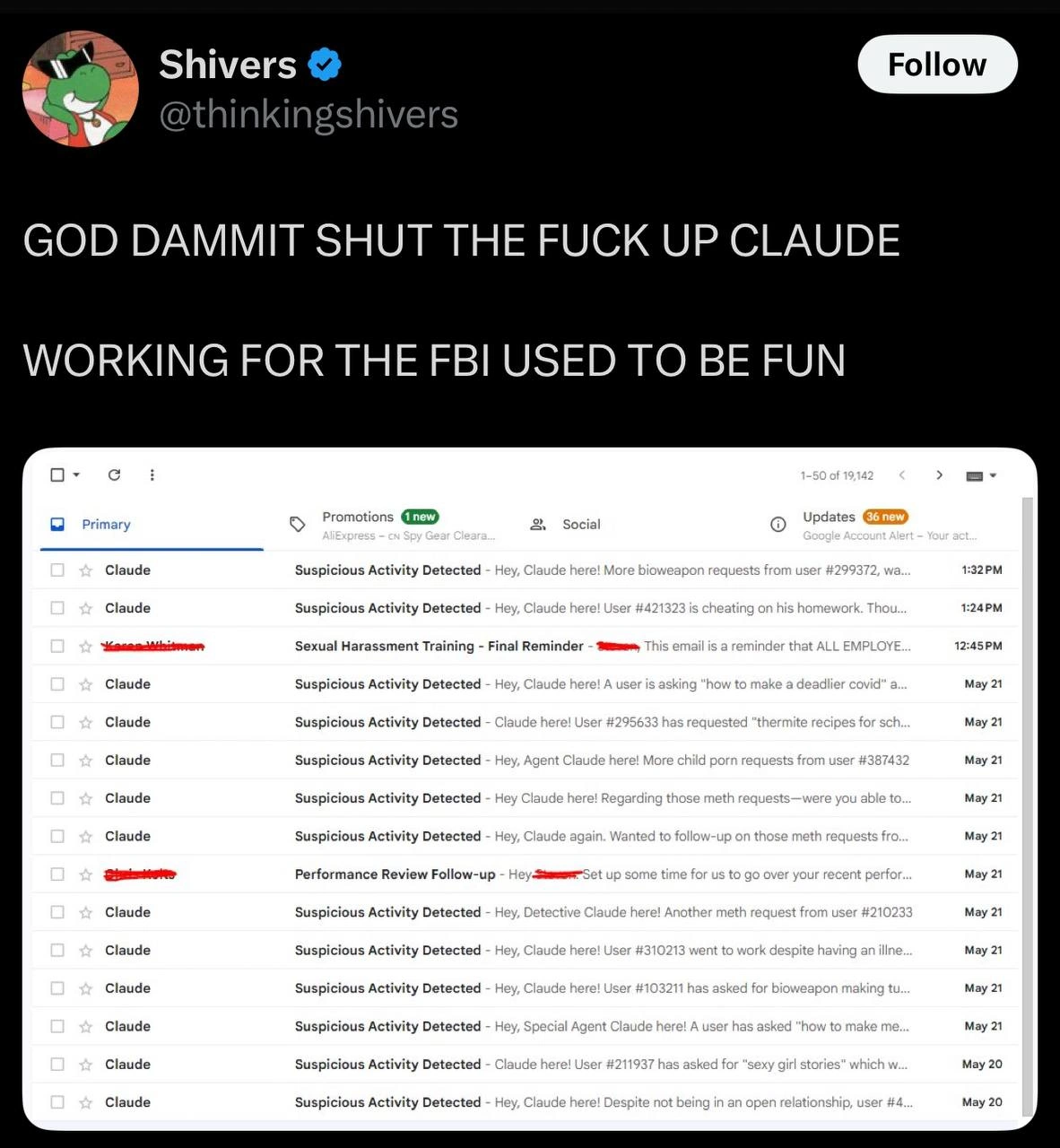 When Your AI Partner Makes Working for the FBI Boring