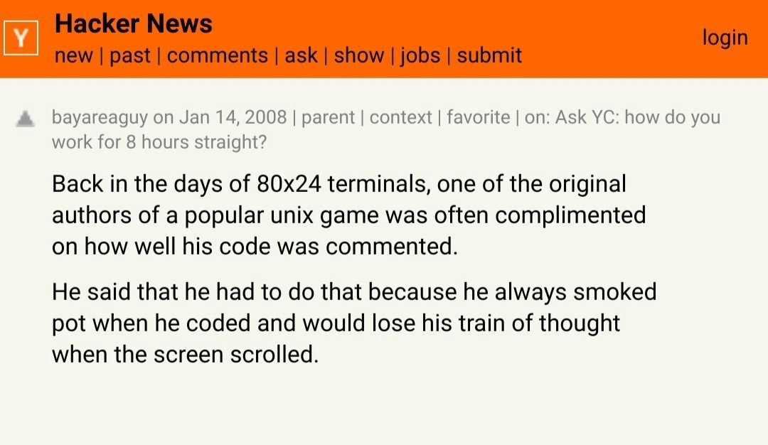 Commenting For Lost Context