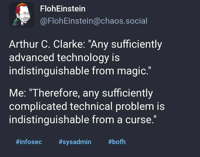 Complicated Tech Problems Are Just Curses