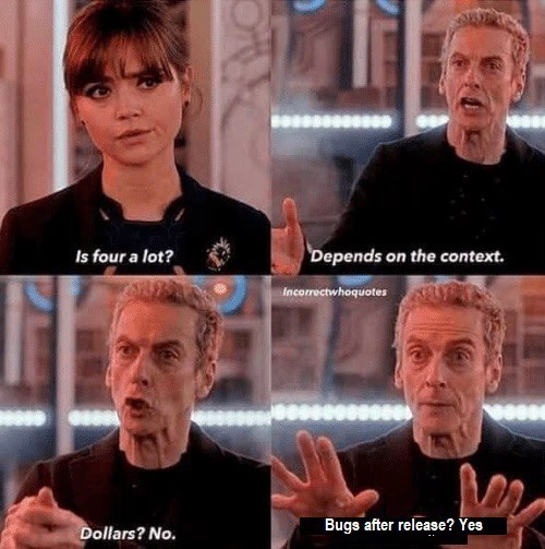 The Terrifying Relativity of the Number Four in Production