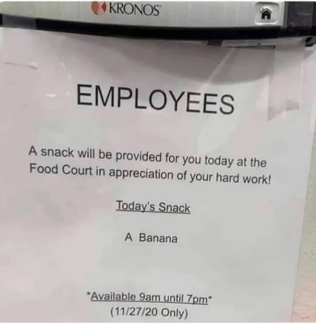 Corporate Appreciation Banana