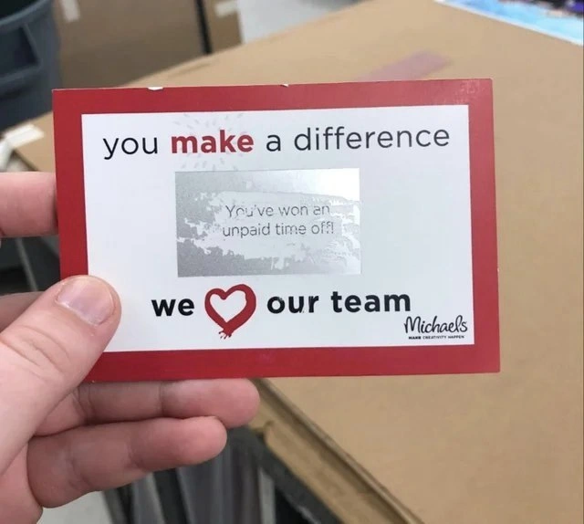 The Ultimate Corporate Employee 'Reward'
