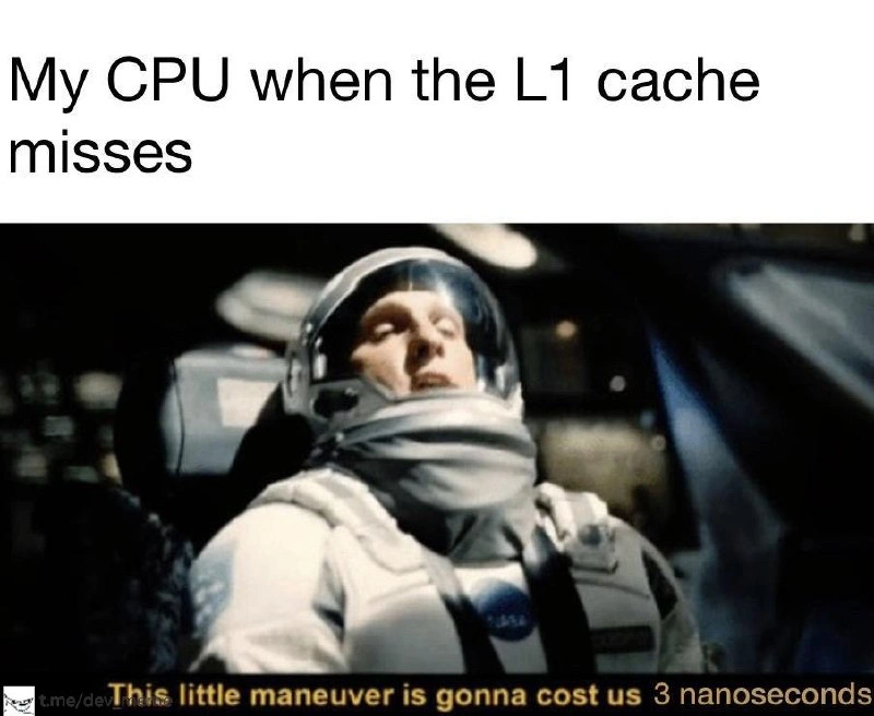 The Relative Agony of a CPU Cache Miss