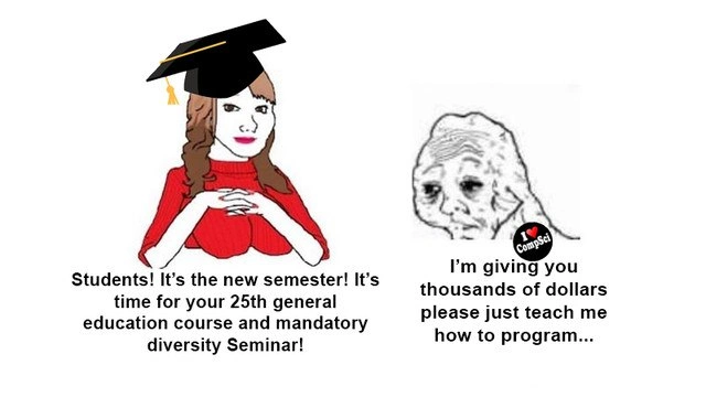 CS Students vs. Mandatory General Ed