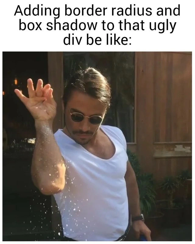 A sprinkle of CSS magic on an ugly div