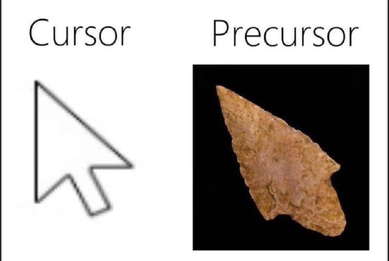 Cursor vs Precursor: a stone-age take on modern UI pointers
