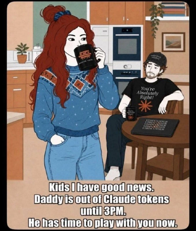 Daddy Is Out of Claude Tokens Until 3PM, Kids