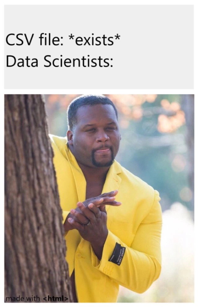 Data Scientists and Their Beloved CSV Files