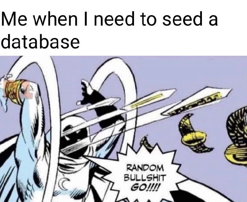 Database Seeding: A Strategic Approach