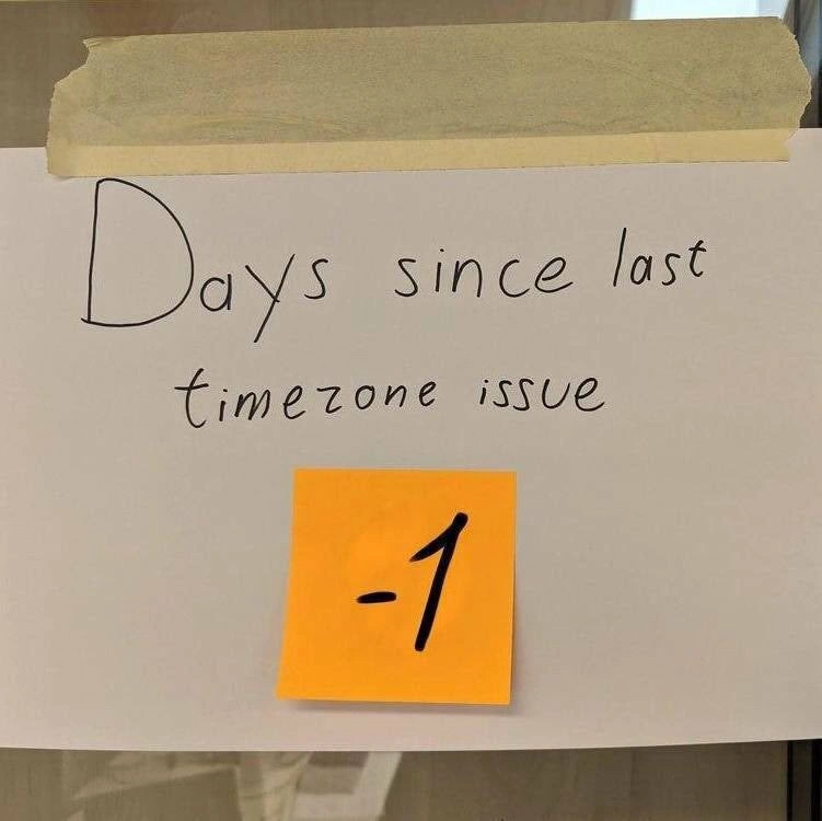 Timezone Issues: So Bad They Violate Causality