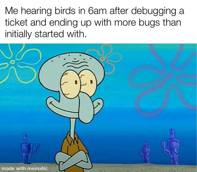 Debugging Until the Birds Start Mocking You