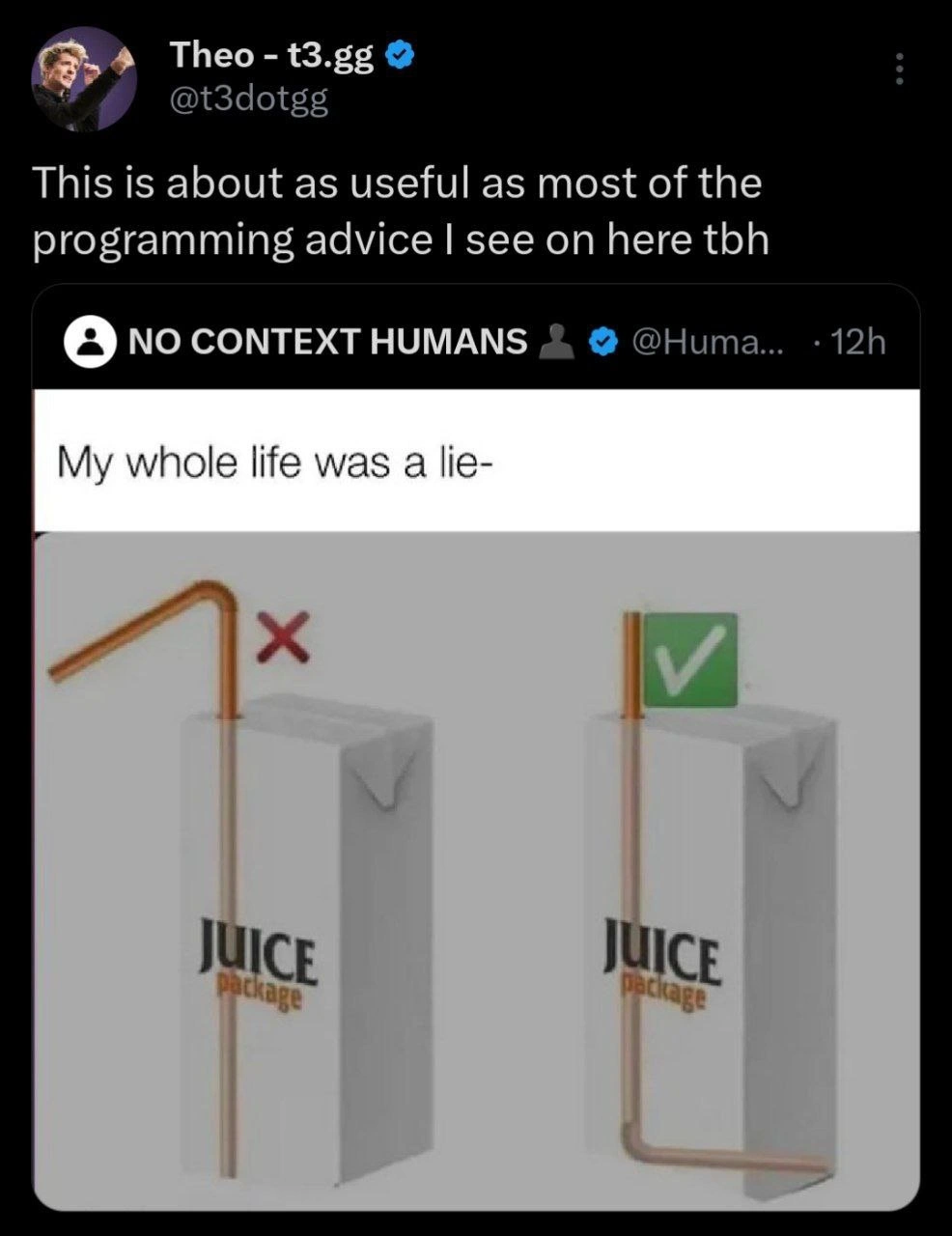 Useless 'Life Hacks' as a Metaphor for Bad Programming Advice