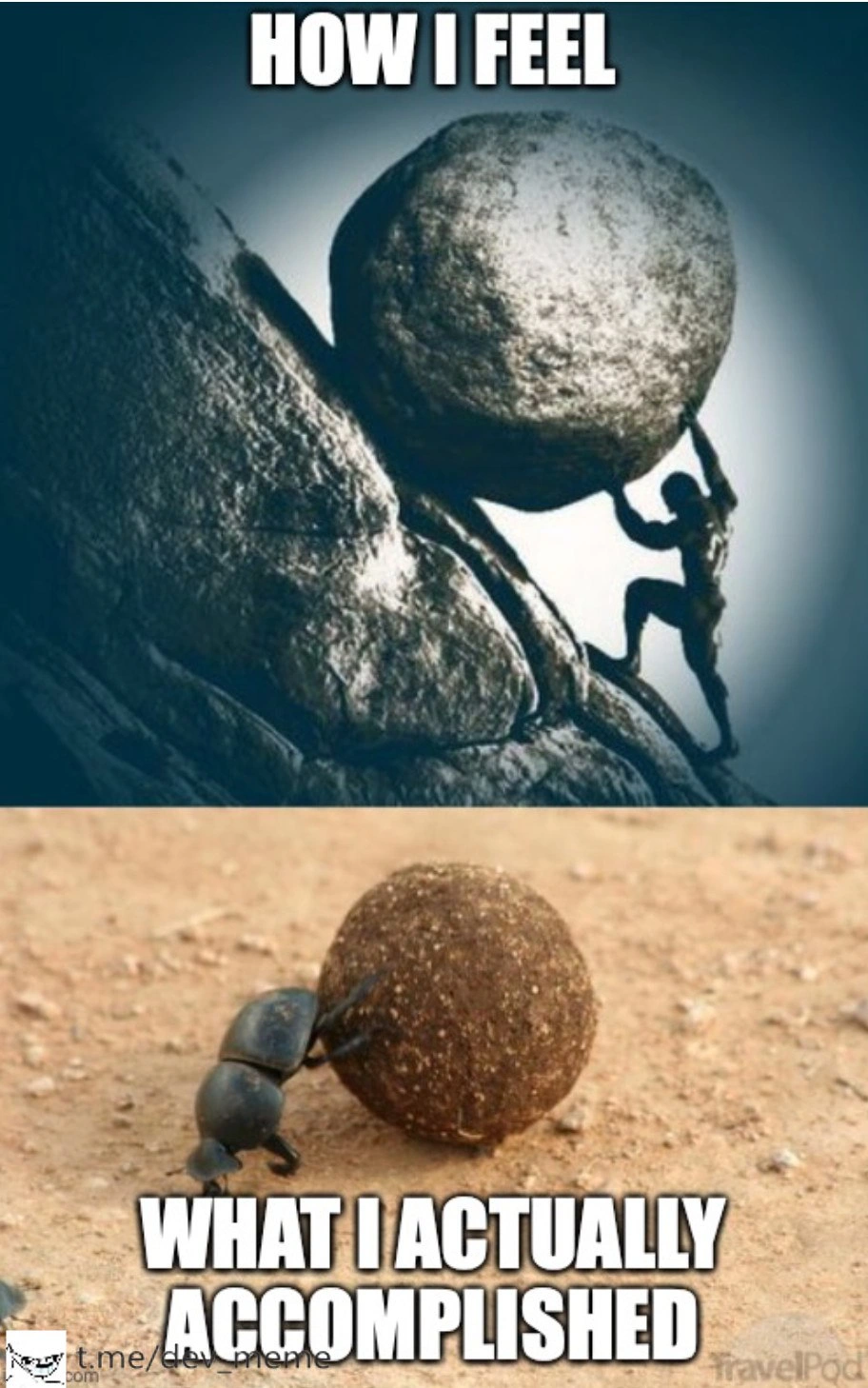 The Sisyphean Reality of a Developer's Day