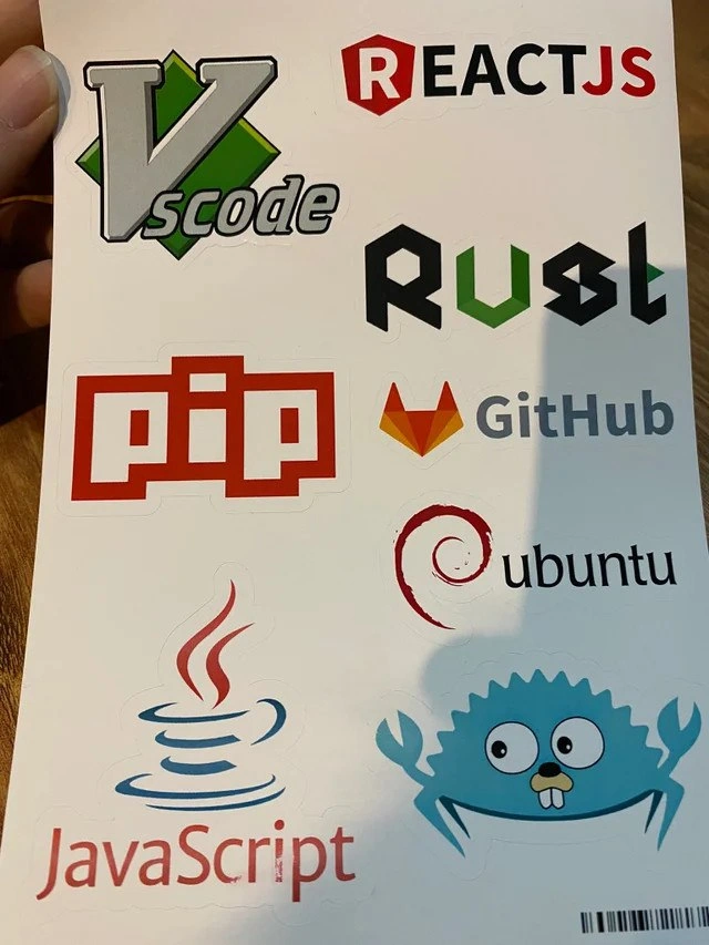A Sticker Sheet of In-Jokes and Identity