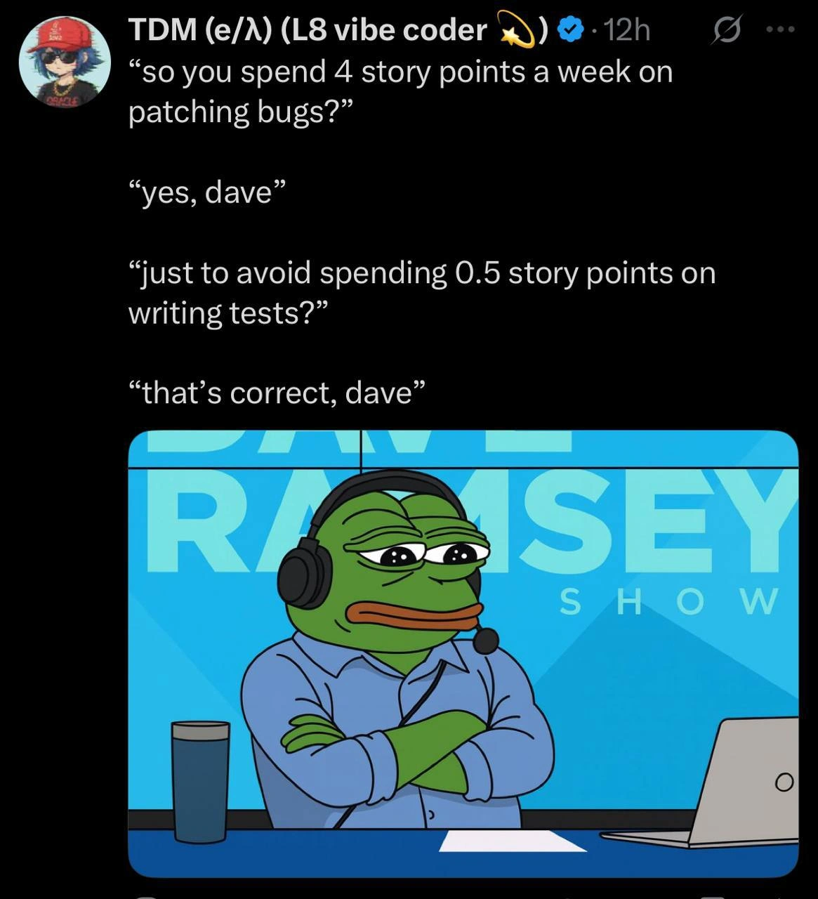Spending 4 Story Points on Bugs Instead of 0.5 on Writing Tests