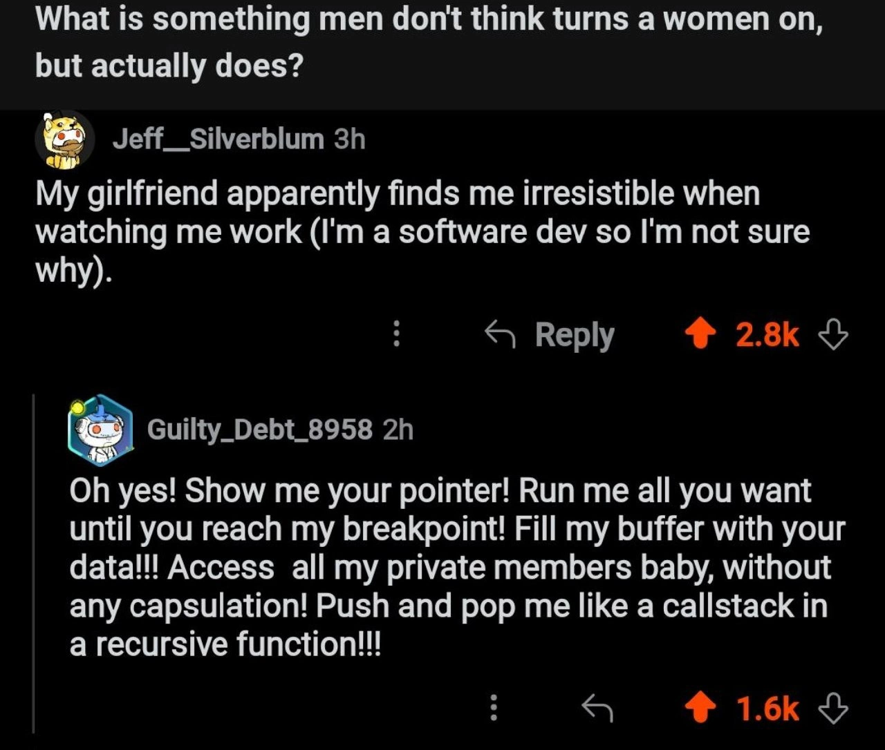When Programming Concepts Become Flirtatious Banter