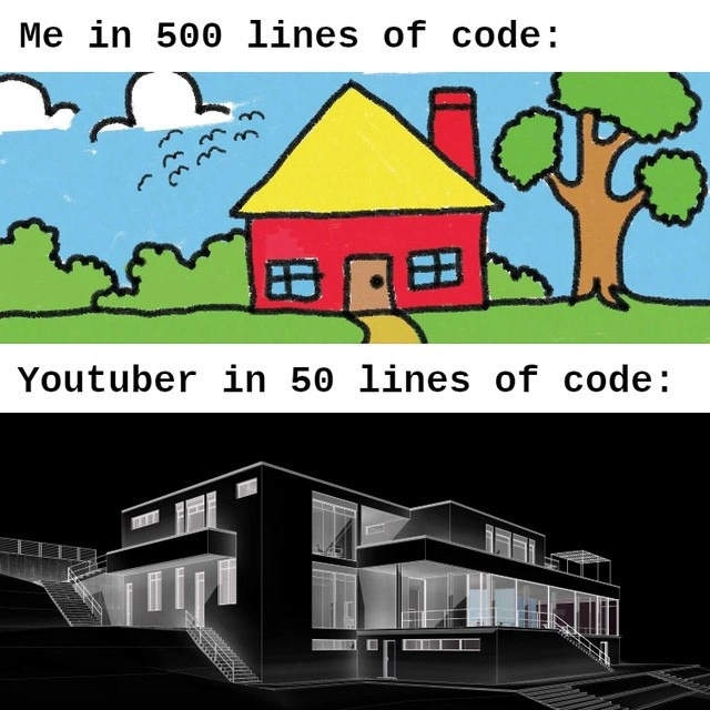 My Code vs. Tutorial Code