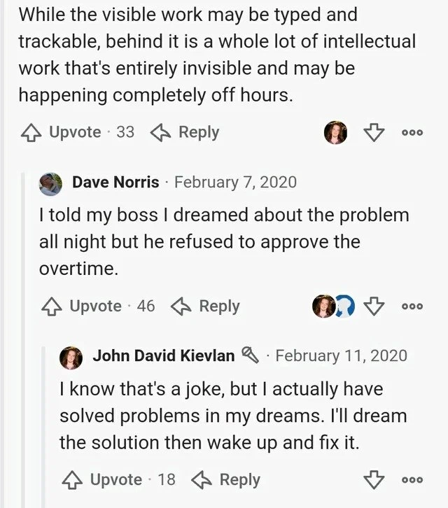 Invisible overtime: solving production bugs in your sleep, but boss won't pay