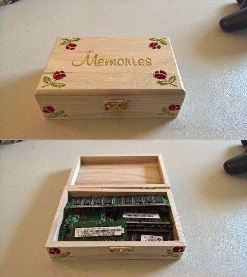 A Literal Interpretation of a 'Memories' Box