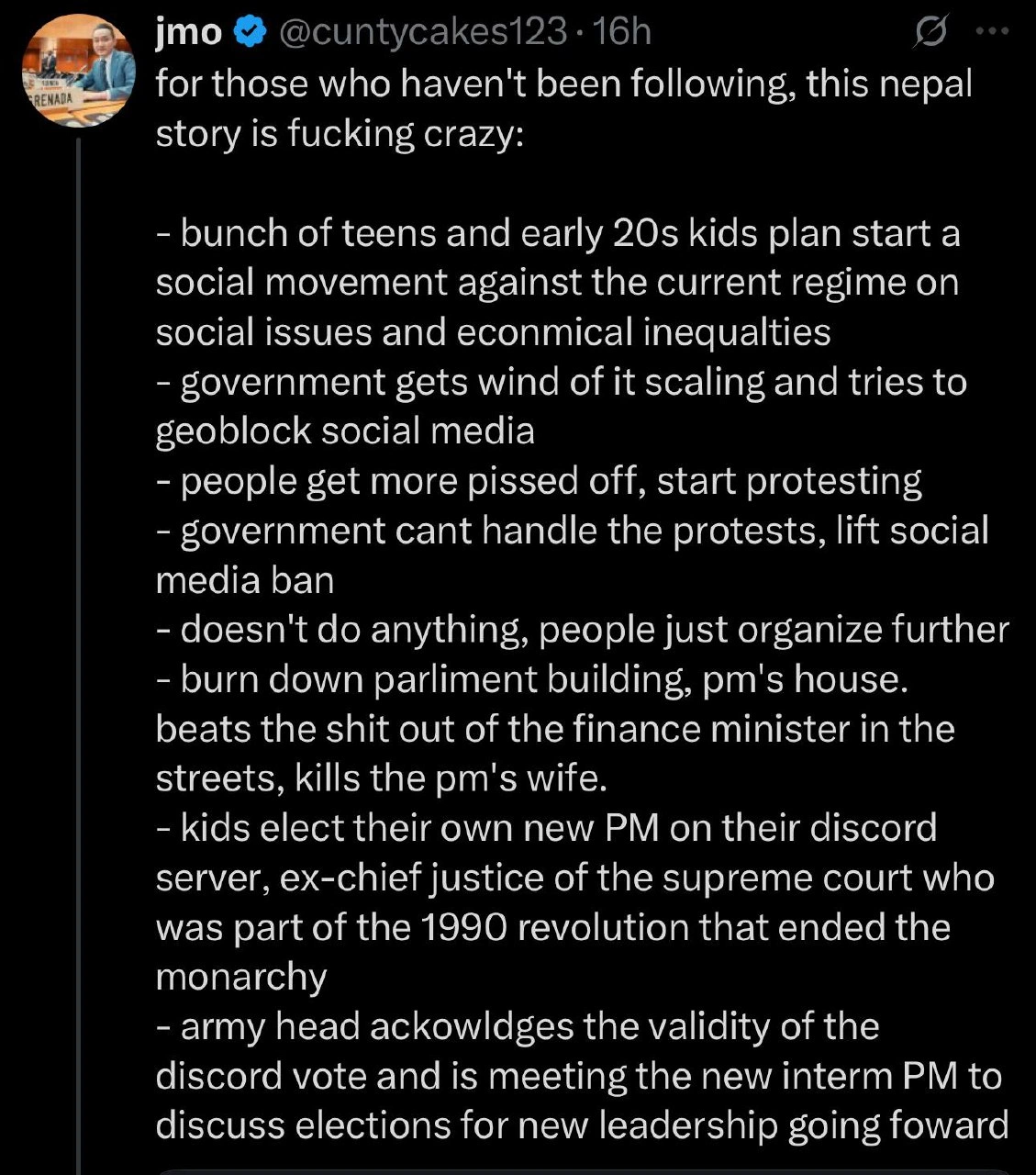 Nepal Story: Gen-Z Revolution Summary From Social Media Ban to Discord PM